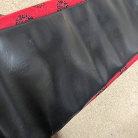 Ricardo Beverly Hills Signature Logo Weekender Luggage Tote Travel Bag Red - Picture 14 of 16